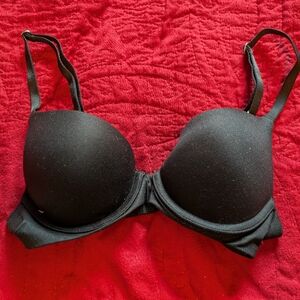 Aerie Black T-Shirt Bra with Molded Cups